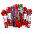 Hedgehog Fibres - Sock Yarn - Multicolor, Hibiscus