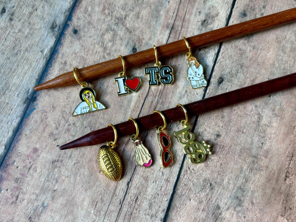 Taylor Swift Stitch Markers by Sexy Knitter