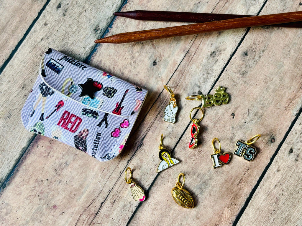 Taylor Swift Stitch Markers by Sexy Knitter