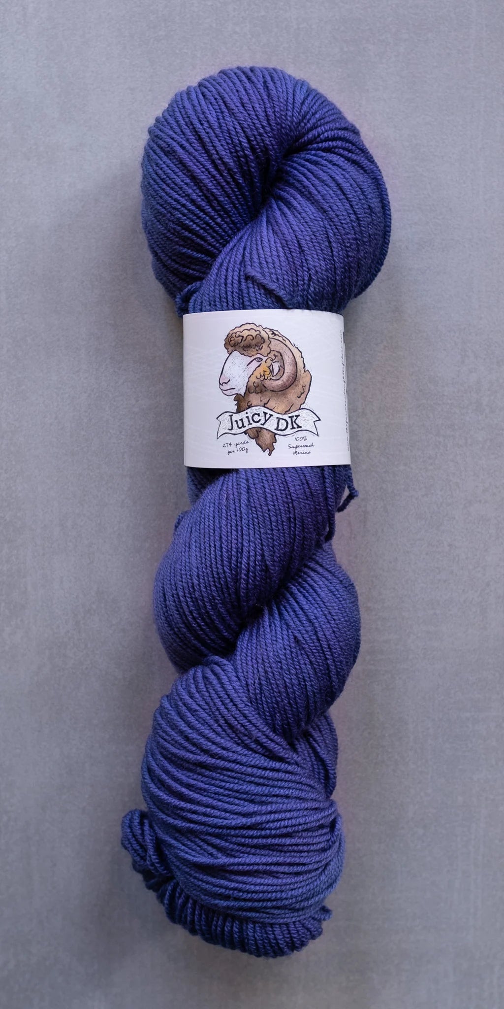 Farmer's Daughter Fibers - Juicy DK Solids, Bittersweet Nightshade