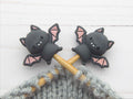 Fox and Pine Stitch Stoppers