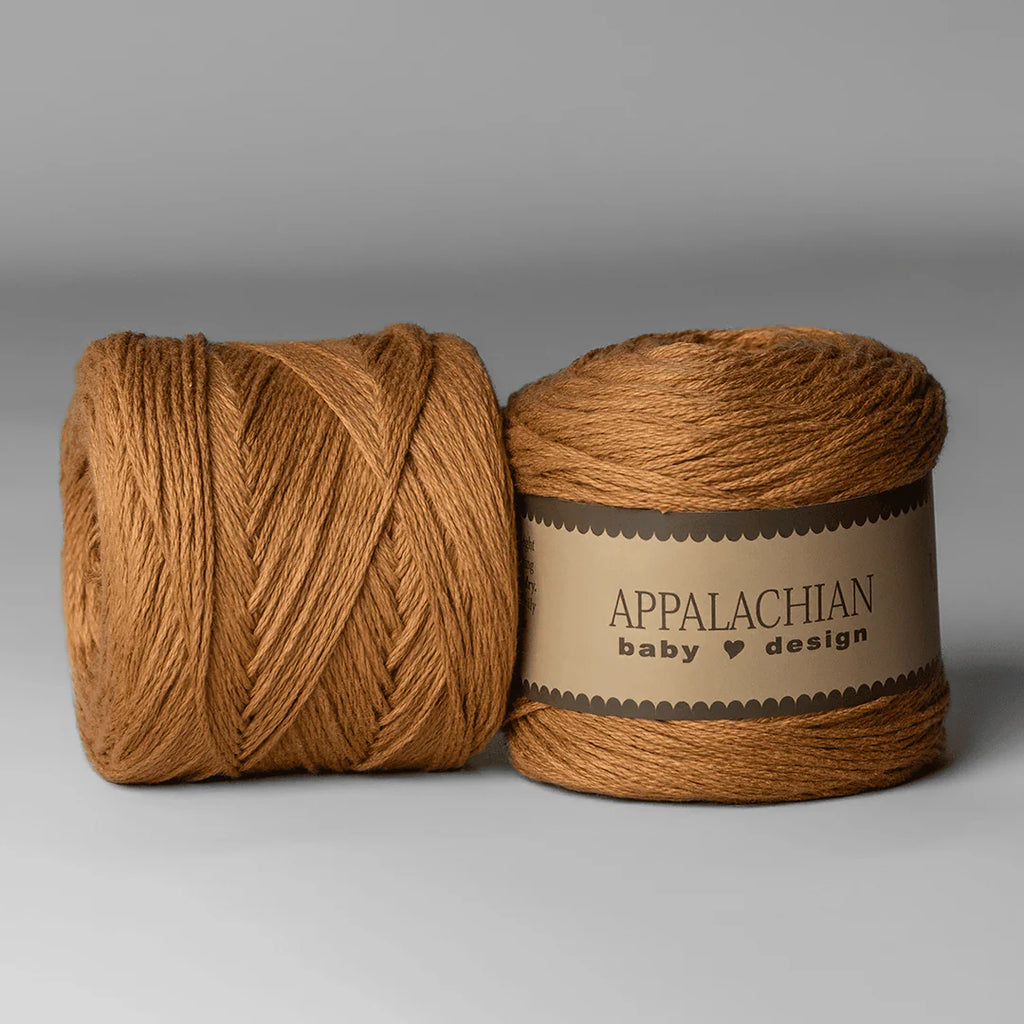 Ovillo de estambre de algodón orgánico de EE. UU., Sport (fino), Maple