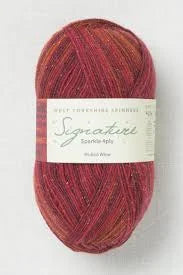 West Yorkshire Spinners Sock Yarn Signature 4ply, Mulled Wine