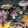 Mushroom Mini Row Counter Progress Keeper by Twill and Print
