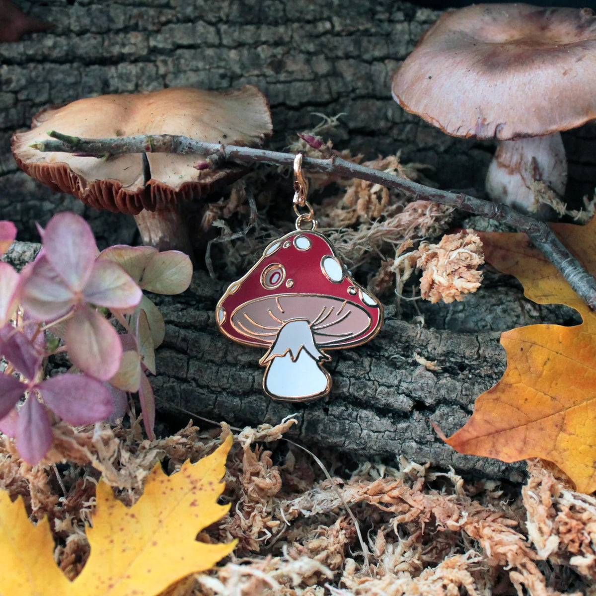 Mini contador de vueltas y marcador de progreso Mushroom de Twill and Print