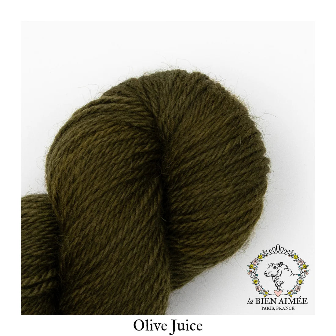 La Bien Aimee - Wensley Worsted, Olive Juice