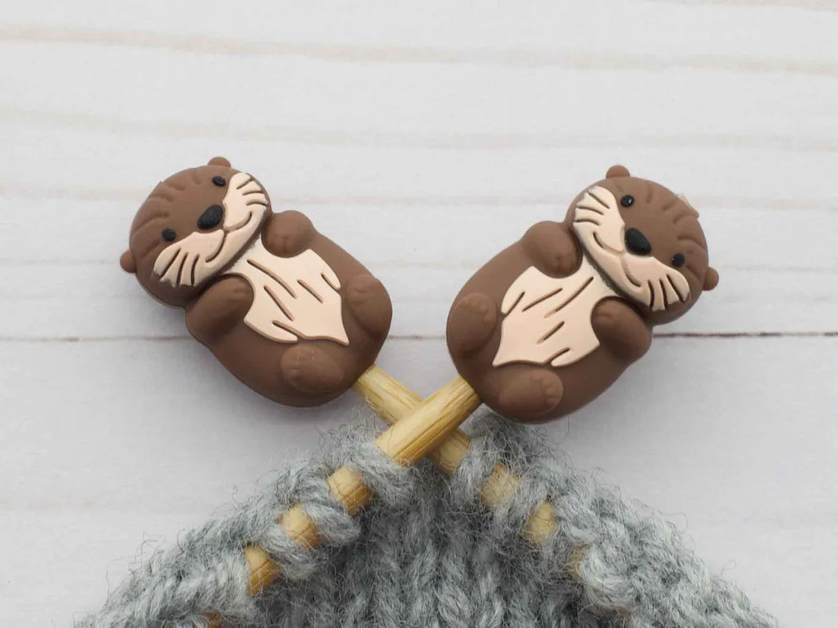 Fox and Pine Stitch Stoppers