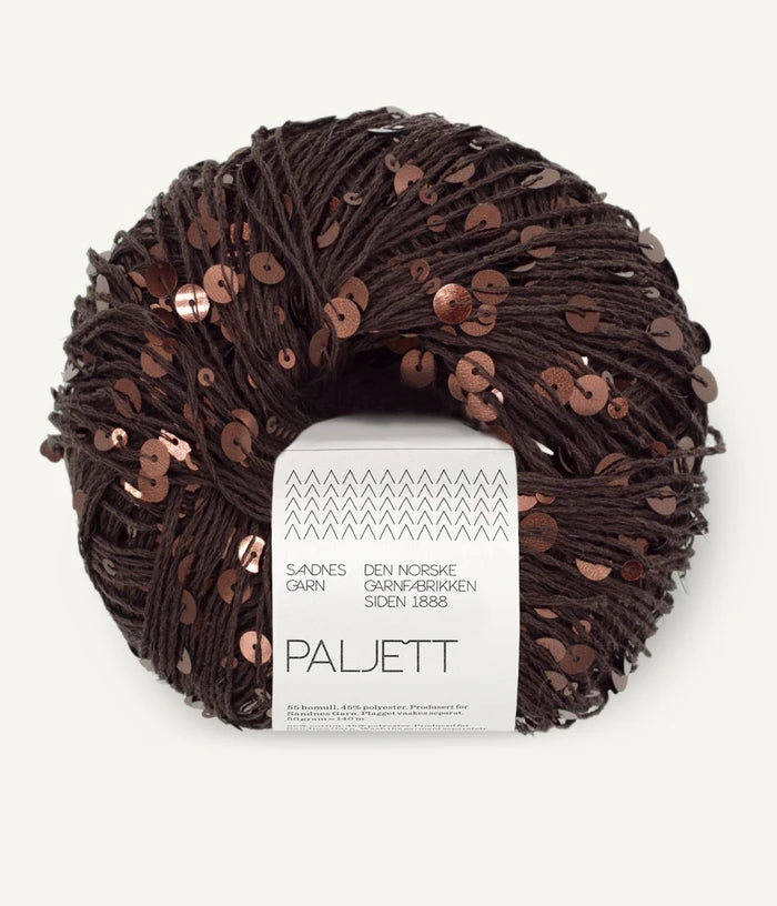 Sandnes Garn - Paljett, 3086 - Espresso Sparkle