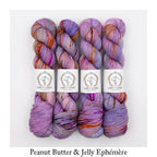 La Bien Aimee - Merino Super Sock, Peanut Butter & Jelly