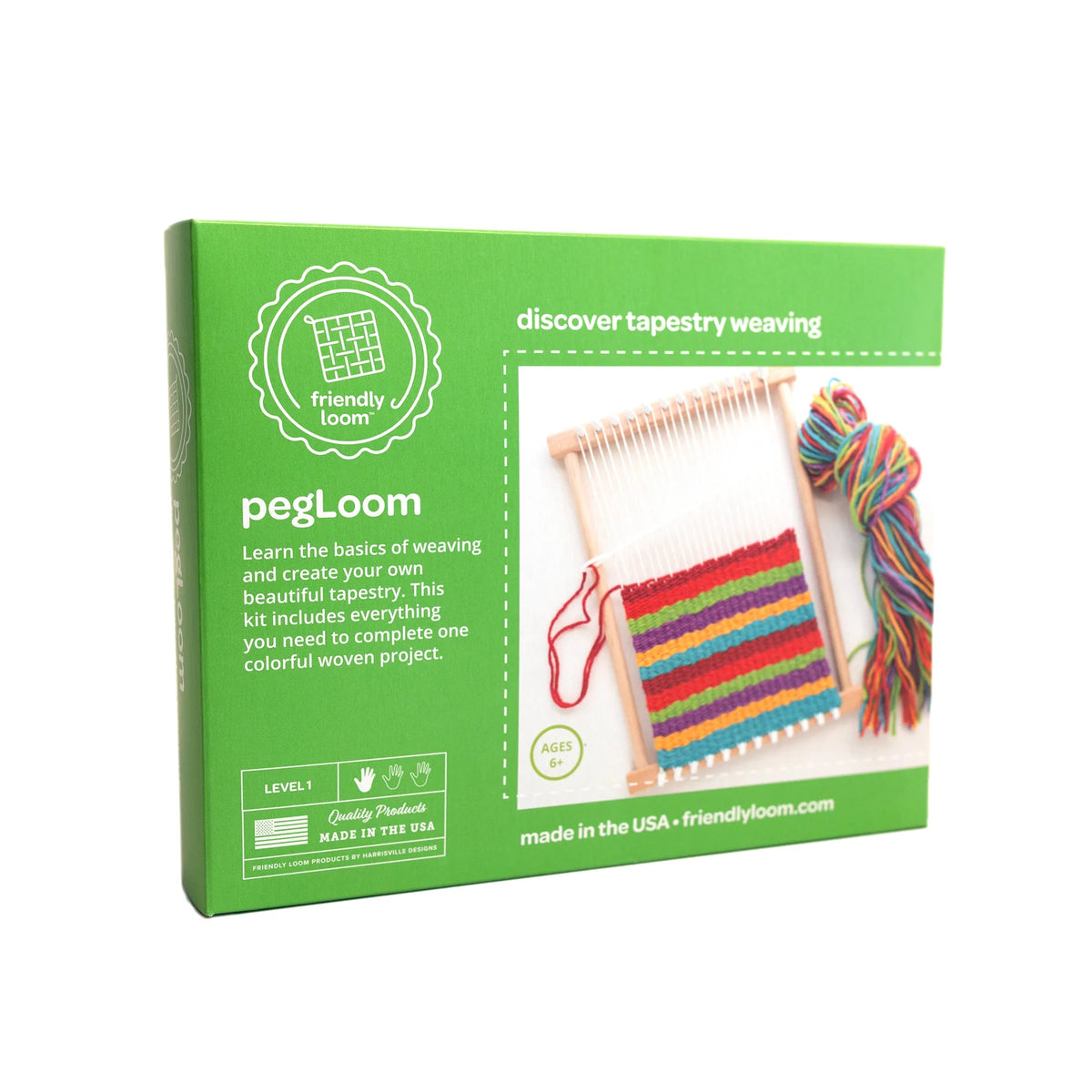Discover Weaving: Peg Loom by Harrisville Designs