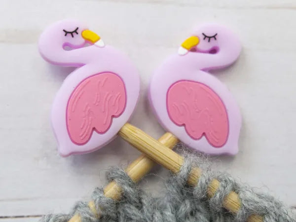 Fox and Pine Stitch Stoppers