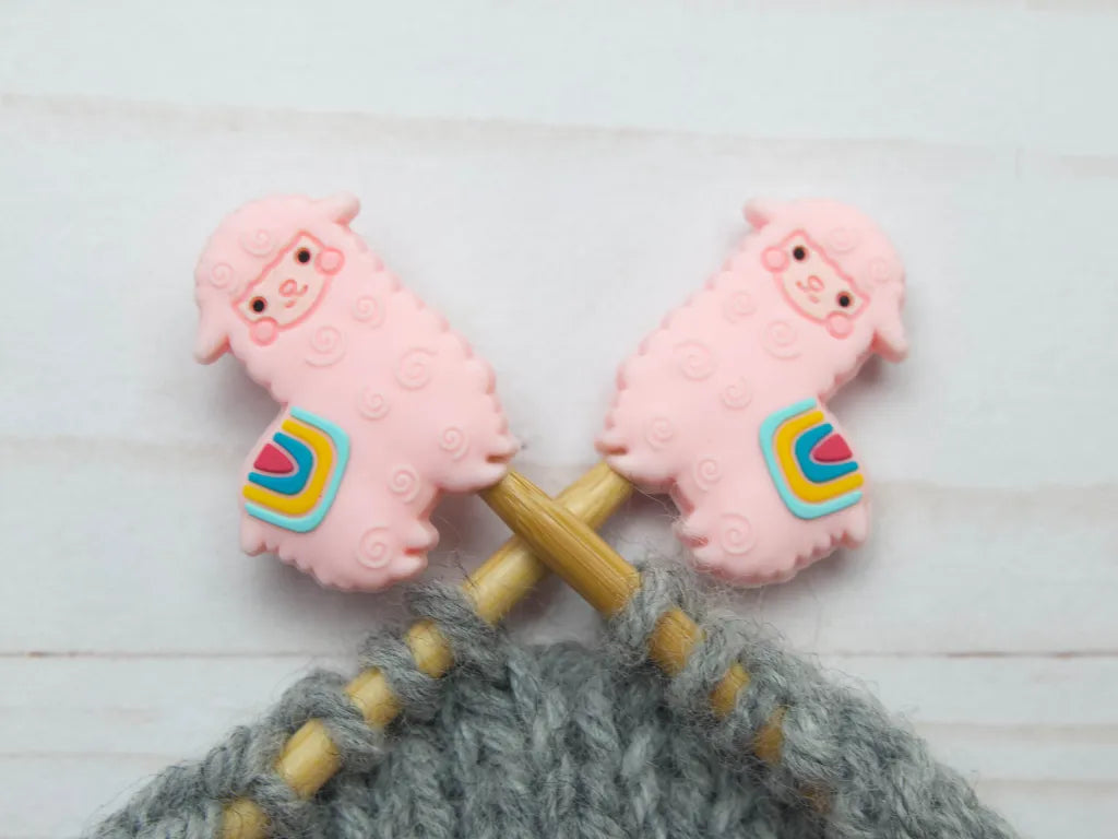Fox and Pine Stitch Stoppers