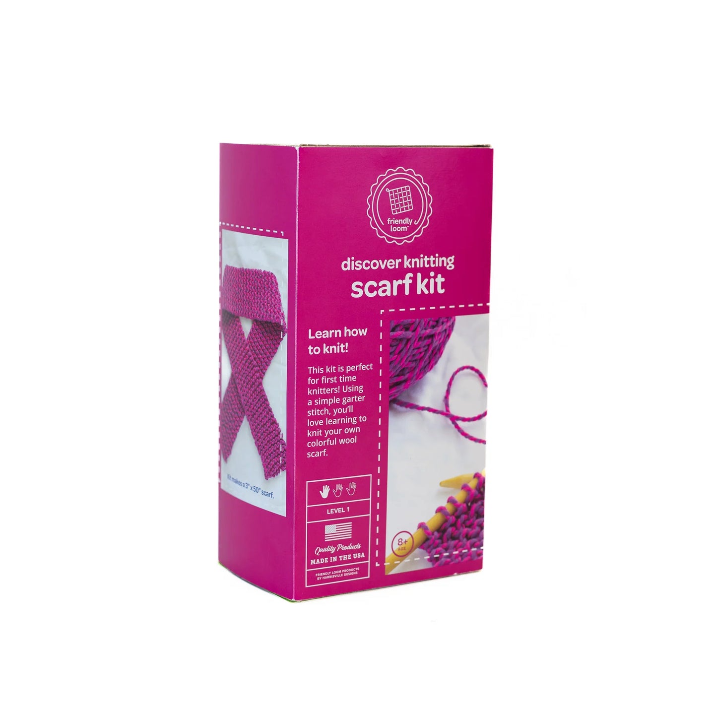 Discover Knitting: Scarf Kit