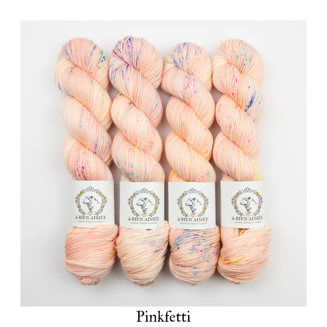 La Bien Aimee - Merino DK, Pinkfetti