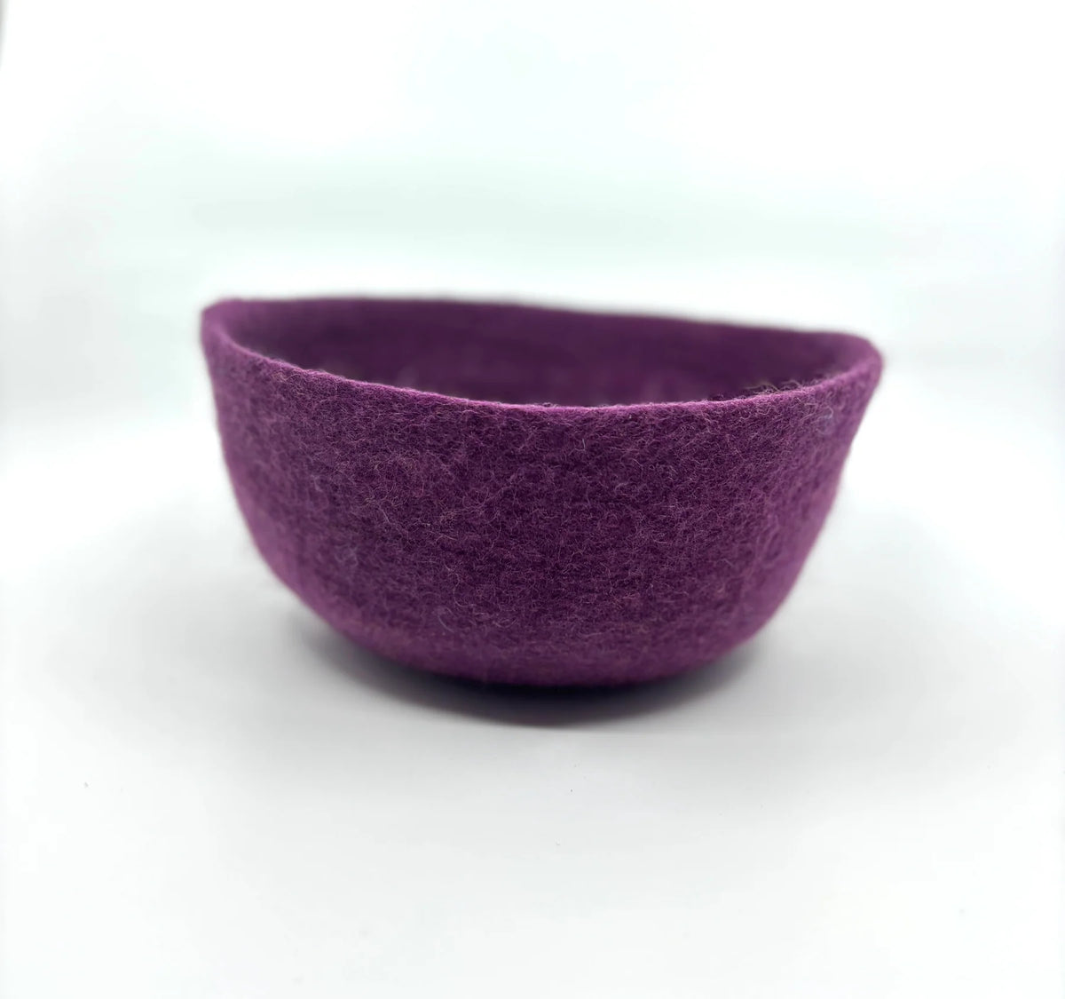 Fibres of Life - Felt Bowl, Plum