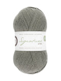 West Yorkshire Spinners Sock Yarn Signature 4ply, Poppy Seed