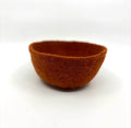 Fibres of Life - Felt Bowl, Pumpkin