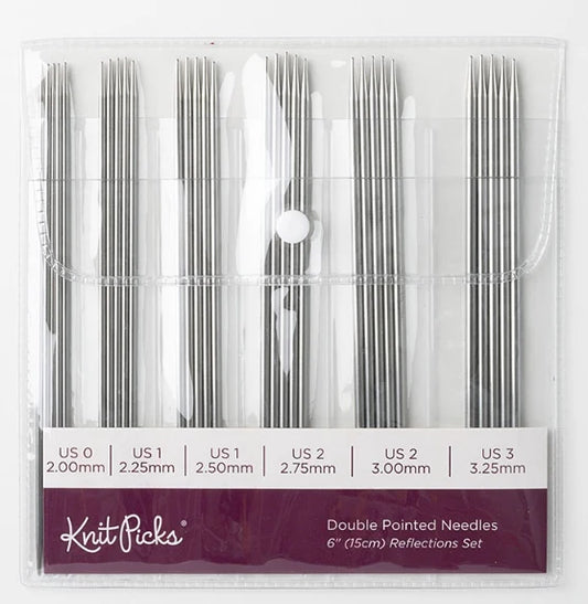 Knit Picks Steel Double Pointed 0-3 Set