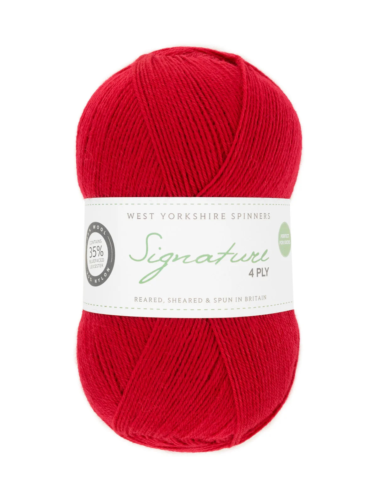 West Yorkshire Spinners Sock Yarn Signature 4ply, Rouge
