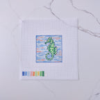 "Sea Horse" - Hand Painted Needlepoint Canvas by HM Nabavian