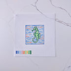 "Sea Horse" - Lienzo para needlepoint pintado a mano de HM Nabavian