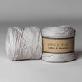 Ovillo de estambre de algodón orgánico de EE. UU., Sport (fino), Silver