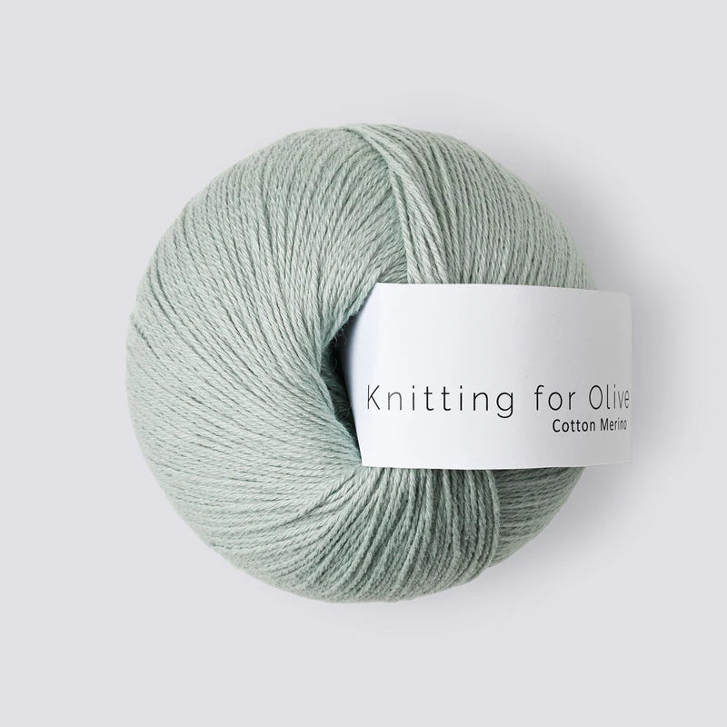 Knitting for Olive - Cotton Merino - Fingering Weight, Soft Mint
