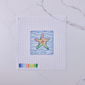 "Star Fish" - Hand Painted Needlepoint Canvas by HM Nabavian