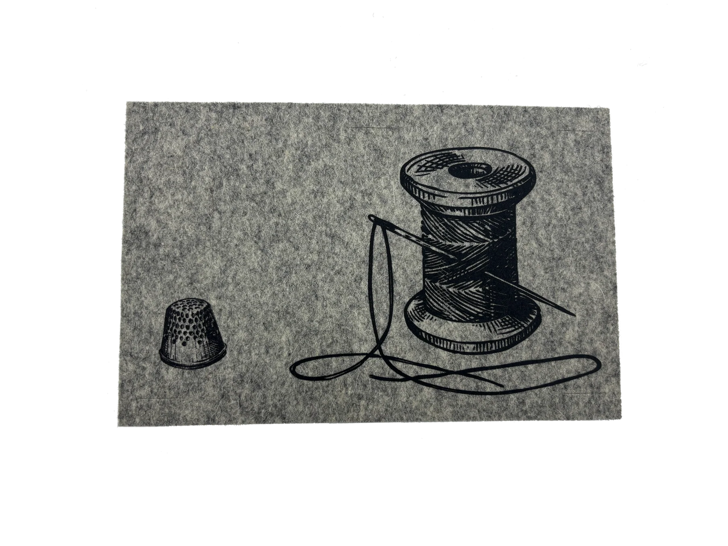 Fibres of Life - Handmaker Button On Hand Printed Art Panels