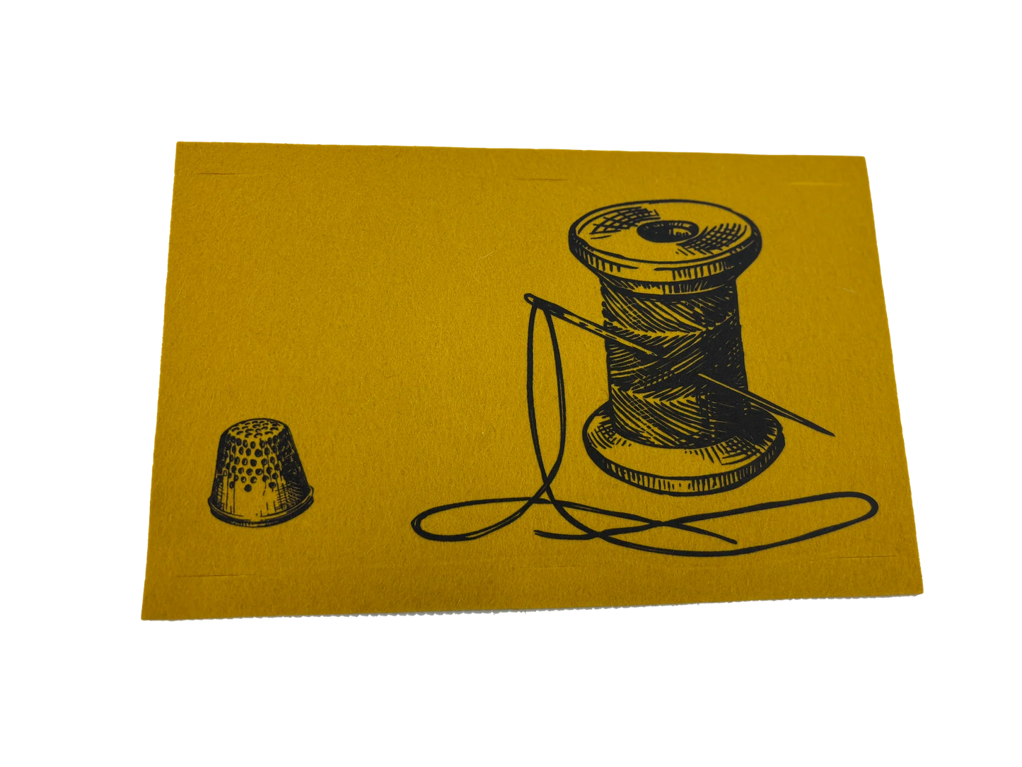 Fibres of Life - Handmaker Button On Hand Printed Art Panels