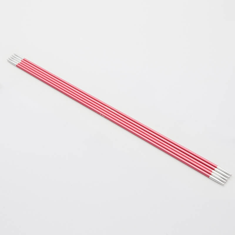 ZIng 6" Metal Double Pointed Needles, US 0